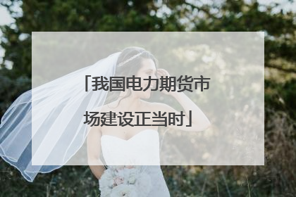 我国电力期货市场建设正当时