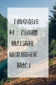 曲阜彭庄村：百亩樱桃红满枝 硕果盈园采摘忙