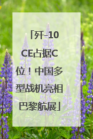 歼-10CE占据C位！中国多型战机亮相巴黎航展