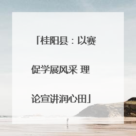 桂阳县：以赛促学展风采 理论宣讲润心田
