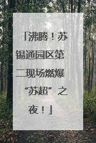 沸腾！苏锡通园区第二现场燃爆“苏超”之夜！