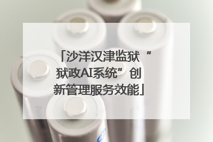 沙洋汉津监狱“狱政AI系统”创新管理服务效能