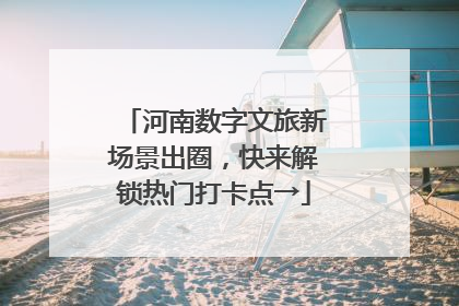 河南数字文旅新场景出圈，快来解锁热门打卡点→