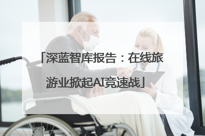 深蓝智库报告：在线旅游业掀起AI竞速战