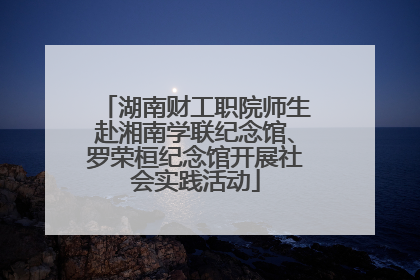 湖南财工职院师生赴湘南学联纪念馆、罗荣桓纪念馆开展社会实践活动