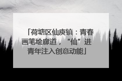 荷塘区仙庾镇：青春画笔绘廊道，“仙”进青年注入创意动能