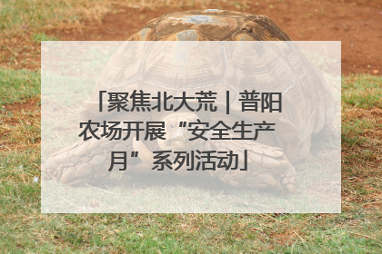 聚焦北大荒｜普阳农场开展“安全生产月”系列活动
