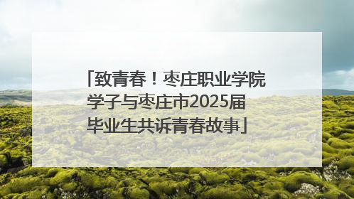 致青春！枣庄职业学院学子与枣庄市2025届毕业生共诉青春故事
