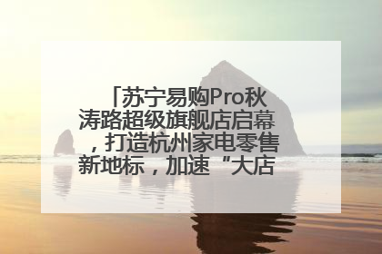 苏宁易购Pro秋涛路超级旗舰店启幕，打造杭州家电零售新地标，加速“大店攻略”全省布局