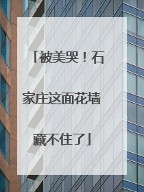 被美哭！石家庄这面花墙藏不住了