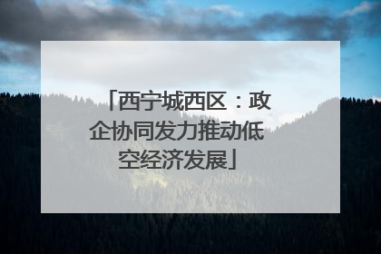 西宁城西区：政企协同发力推动低空经济发展