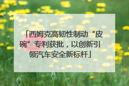 西姆克高韧性制动“皮碗”专利获批，以创新引领汽车安全新标杆