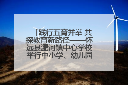 践行五育并举 共探教育新路径——怀远县淝河镇中心学校举行中小学、幼儿园班主任论坛活动