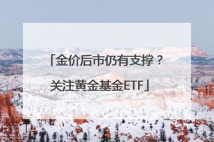 金价后市仍有支撑？关注黄金基金ETF
