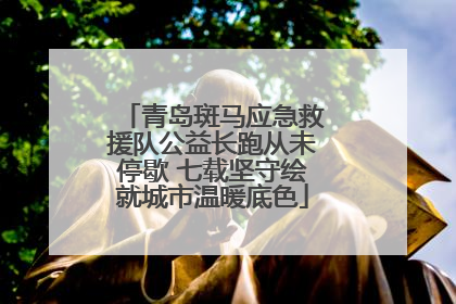 青岛斑马应急救援队公益长跑从未停歇 七载坚守绘就城市温暖底色