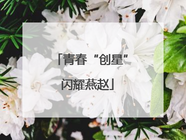 青春“创星” 闪耀燕赵