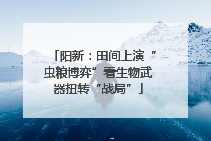 阳新：田间上演“虫粮博弈”看生物武器扭转“战局”