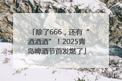 除了666，还有“酒酒酒”！2025青岛啤酒节首发燃了
