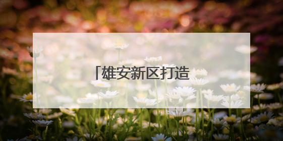雄安新区打造青年友好之城