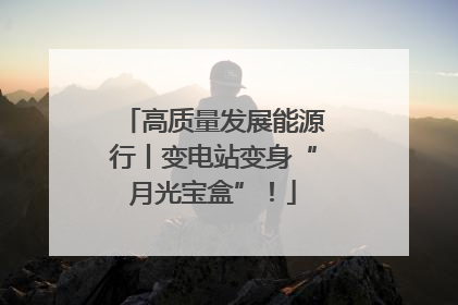 高质量发展能源行丨变电站变身“月光宝盒”！