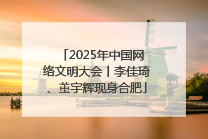 2025年中国网络文明大会丨李佳琦、董宇辉现身合肥