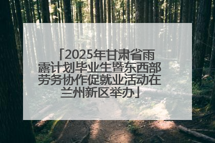 2025年甘肃省雨露计划毕业生暨东西部劳务协作促就业活动在兰州新区举办