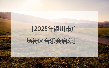 2025年银川市广场街区音乐会启幕