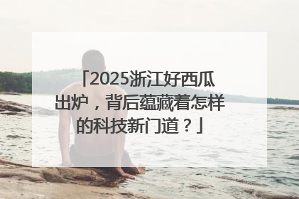 2025浙江好西瓜出炉，背后蕴藏着怎样的科技新门道？