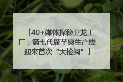 40+媒体探秘卫龙工厂，第七代魔芋爽生产线迎来首次“大检阅”