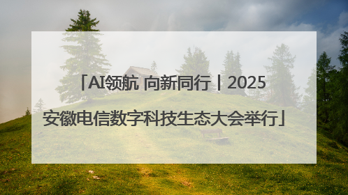 AI领航 向新同行丨2025安徽电信数字科技生态大会举行